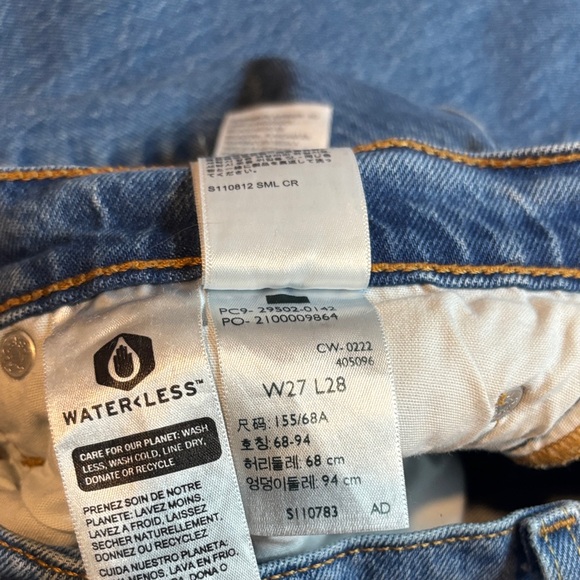 Levi’s women’s premium 501 original fit, indigo blue size 27 - Picture 11 of 11